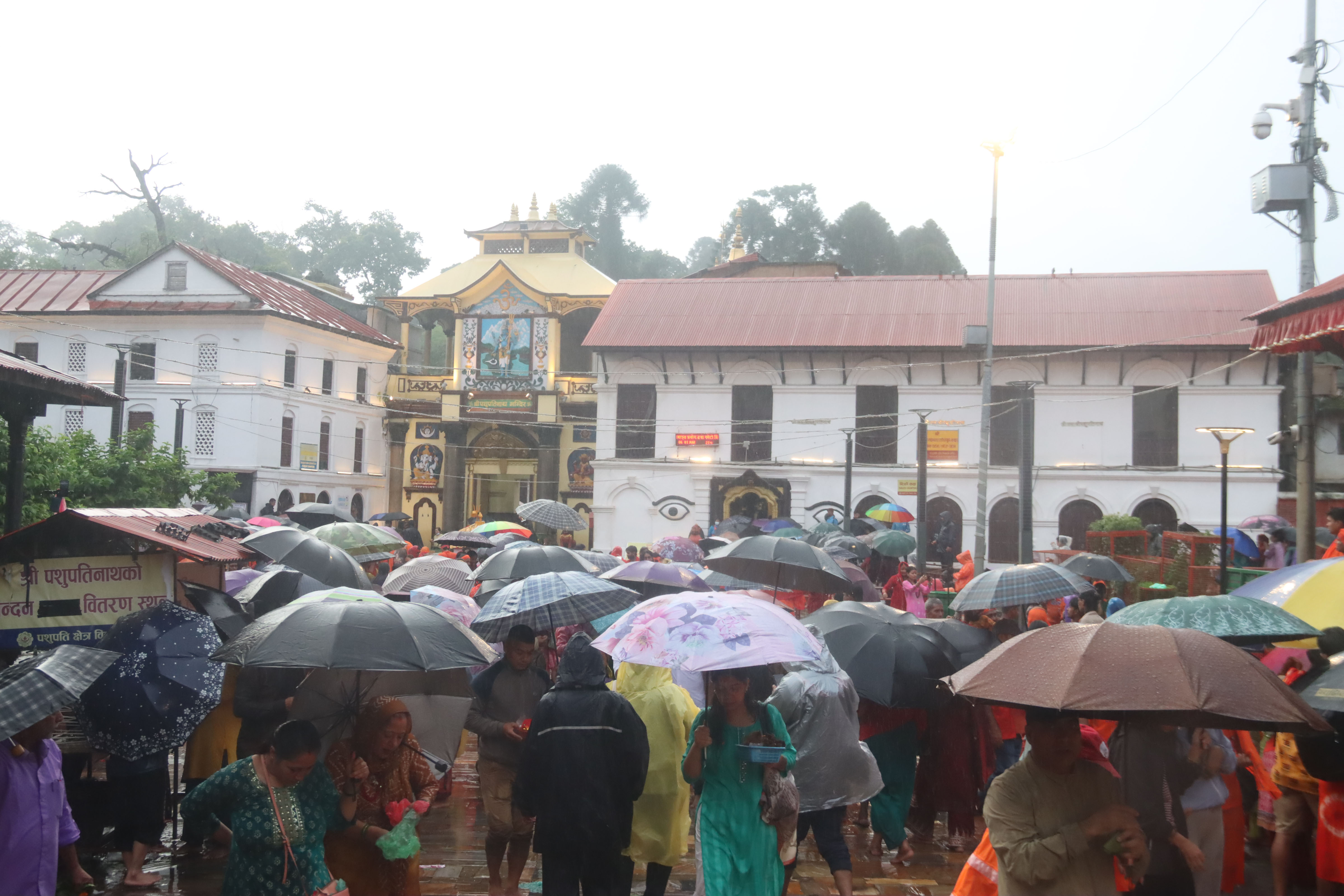 पशुपतिनाथमा दर्शनार्थीको ओइरो