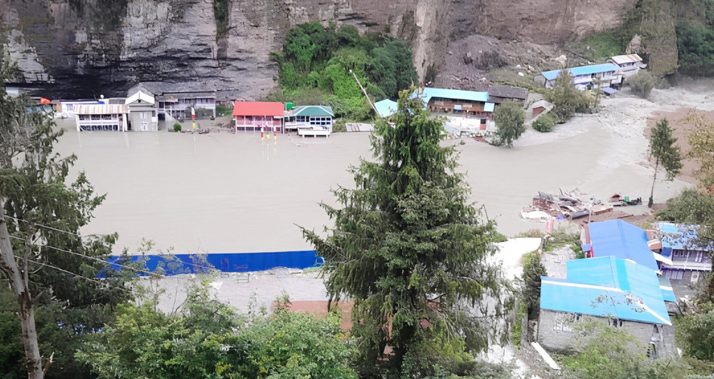 पहिरोले मर्स्याङ्दी नदी थुनियो, तटीय क्षेत्रमा सतर्कता अपनाउन आग्रह