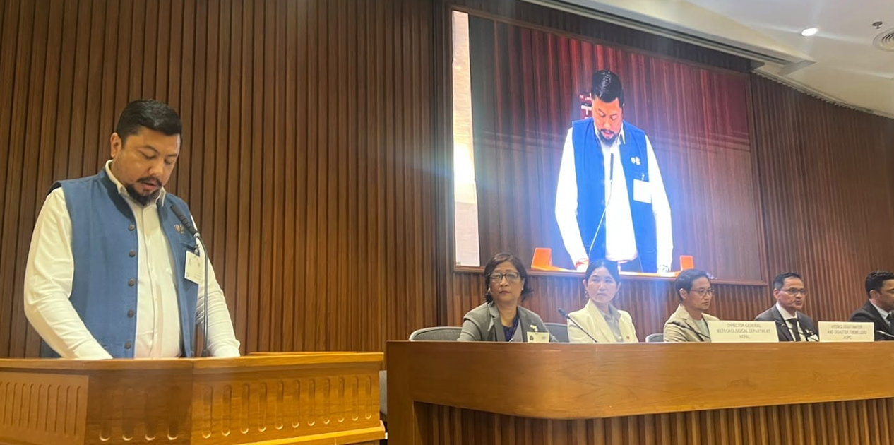 बैंककमा ऊर्जा मन्त्री श्रेष्ठको सम्बोधन: ‘हाम्रा हिमाल जोगाउन विश्वले सहकार्य गरोस्’
