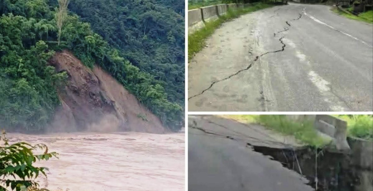 देशका विभिन्न मुख्य राजमार्गहरू पूर्ण रूपमा अवरुद्ध