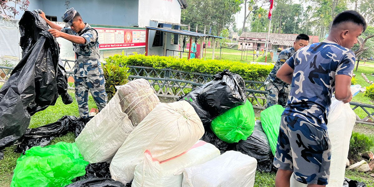 सिरहाबाट १५२ किलोभन्दा बढी लागुऔषध गाँजा बरामद