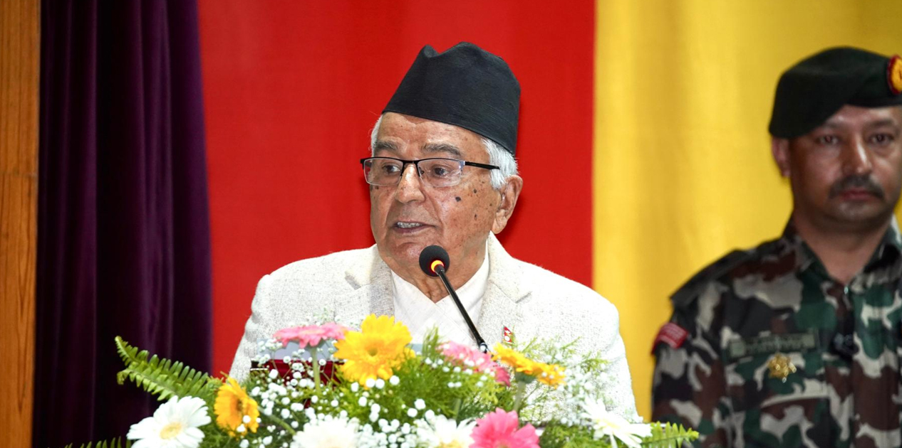 ‘प्रविधिको उच्चतम प्रयोगसँगै समयको माग अनुरूपको पाठ्यक्रम र पठनपाठनमा जोड दिनुपर्छ’: राष्ट्रपति पौडेल